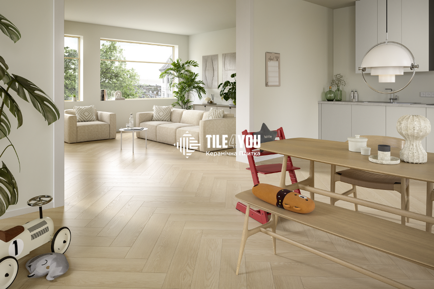 Ламінат Egger Herringbone | Дуб Баронія пісочний EL2133 Клас 32 товщина 8 202061 фото